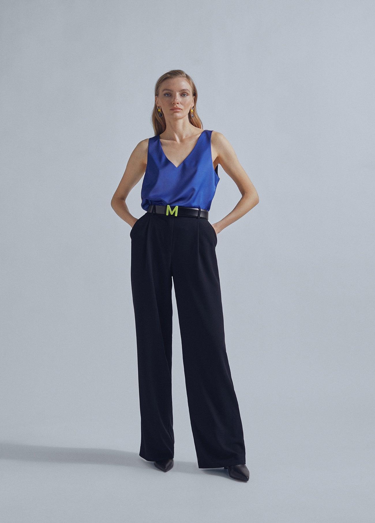 32460032-Strappy top-Blue