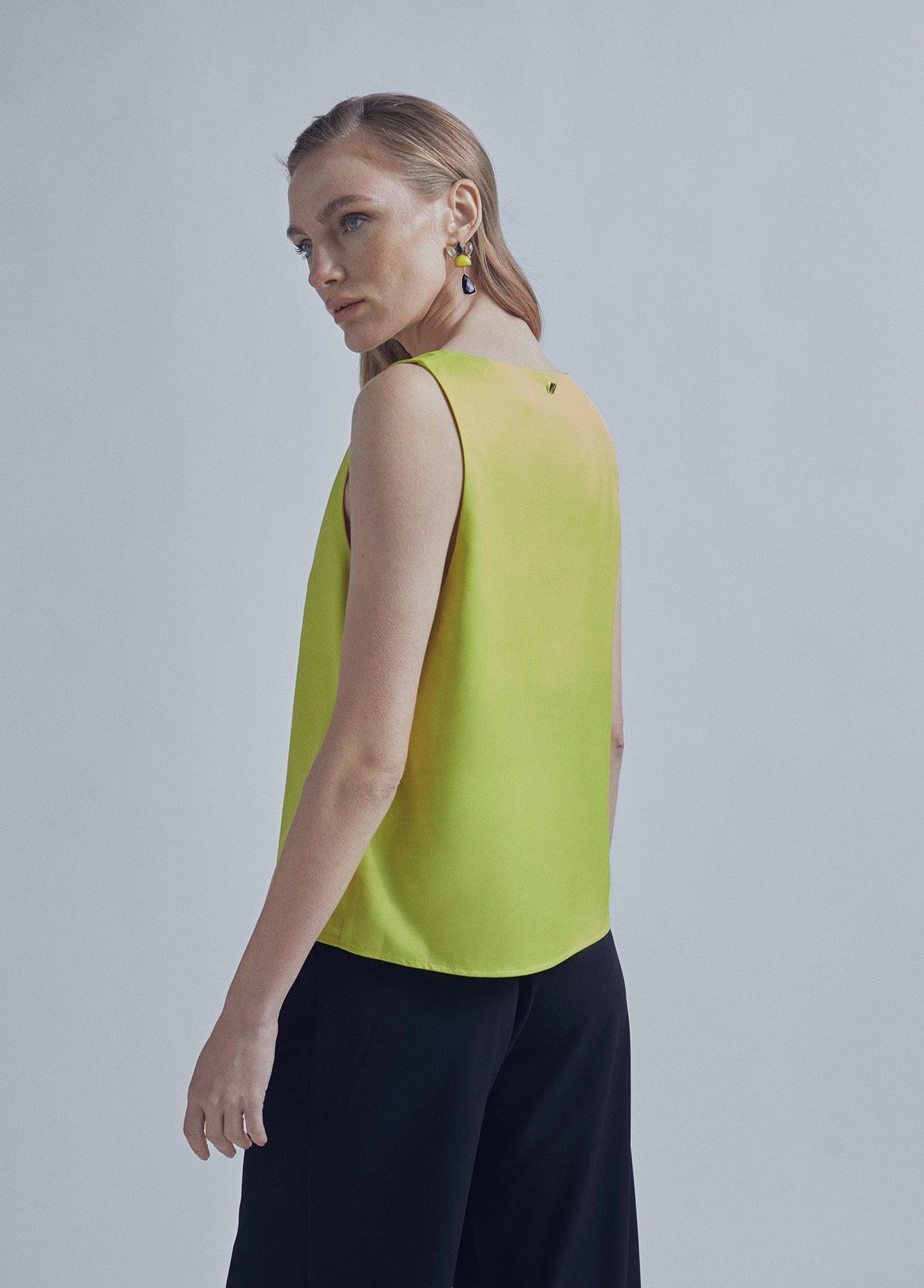 32460032-Strappy top-Lime
