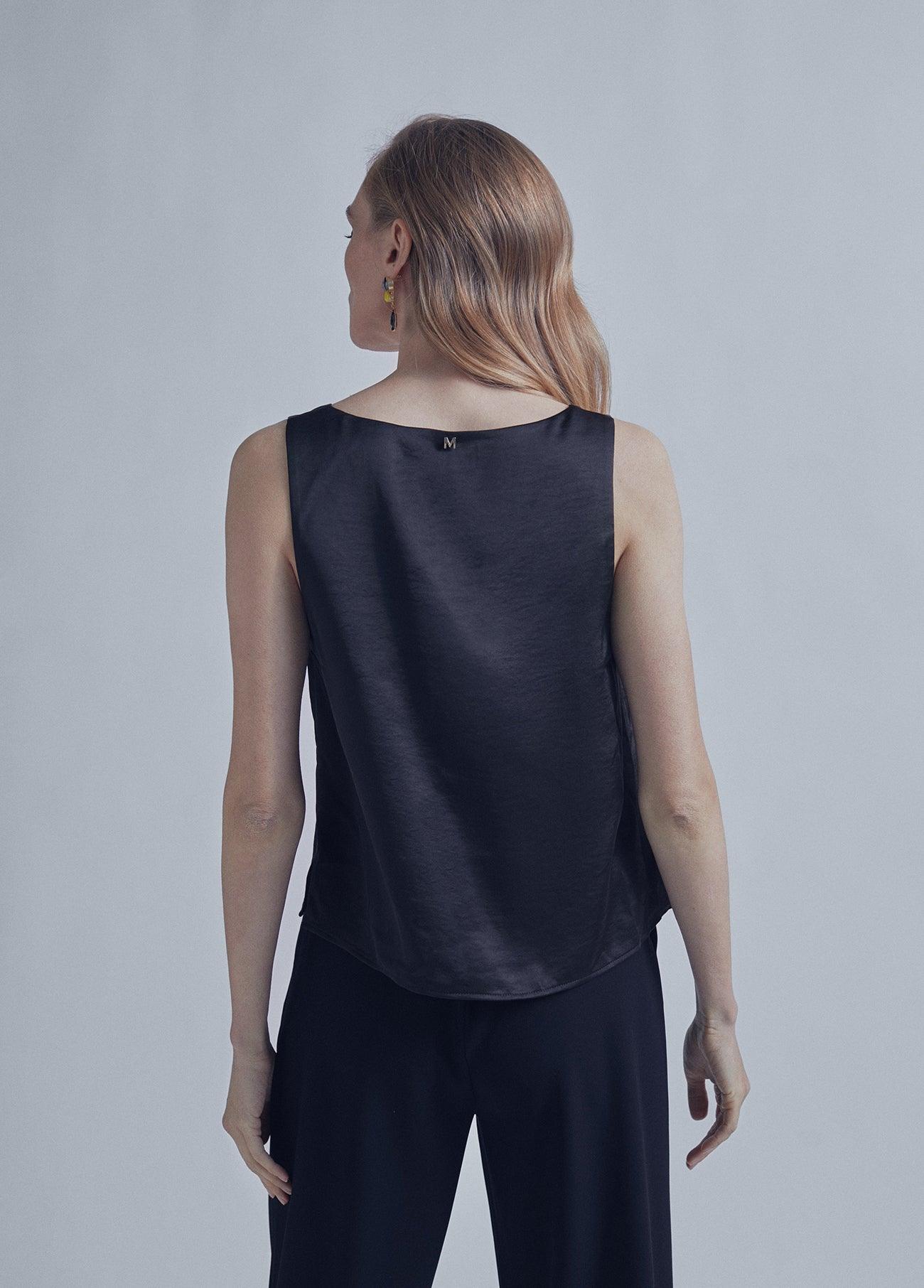 32460032-Strappy top-Black