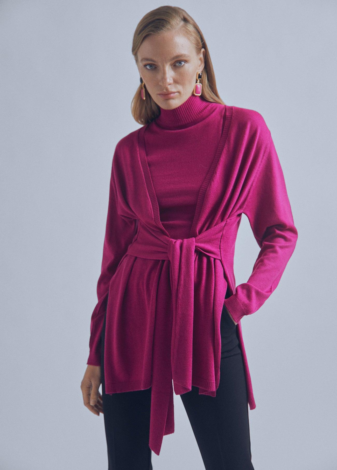 32461009-Bow dress-Mauve