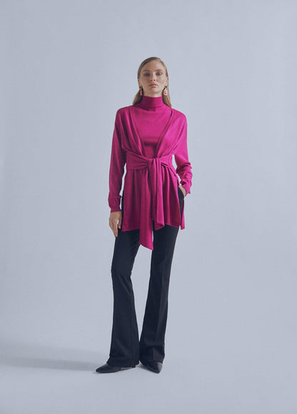 32461009-Bow dress-Mauve