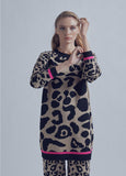 32461025-Animal print sweater-Multi