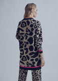32461025-Animal print sweater-Multi
