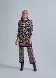 32461025-Animal print sweater-Multi