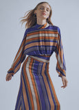 32465025-Two-way striped dress-Multi