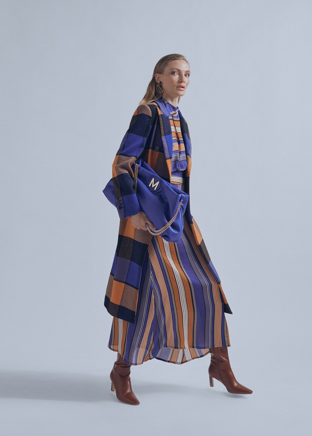 32465025-Two-way striped dress-Multi