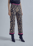32467012-Animal print culottes-Multi