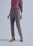 32467016-Lurex check trousers-Multi