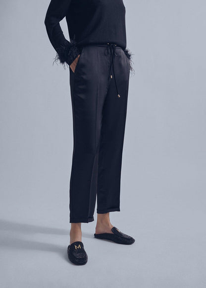 32467029-Satin joggers-Black