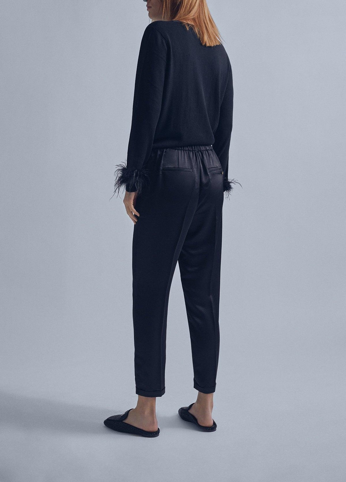 32467029-Satin joggers-Black