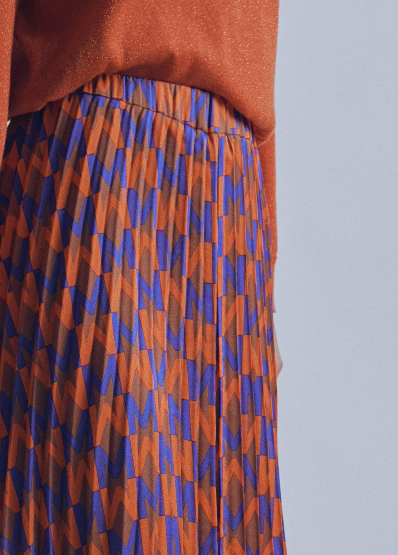 32468004-M pleated skirt-Multi