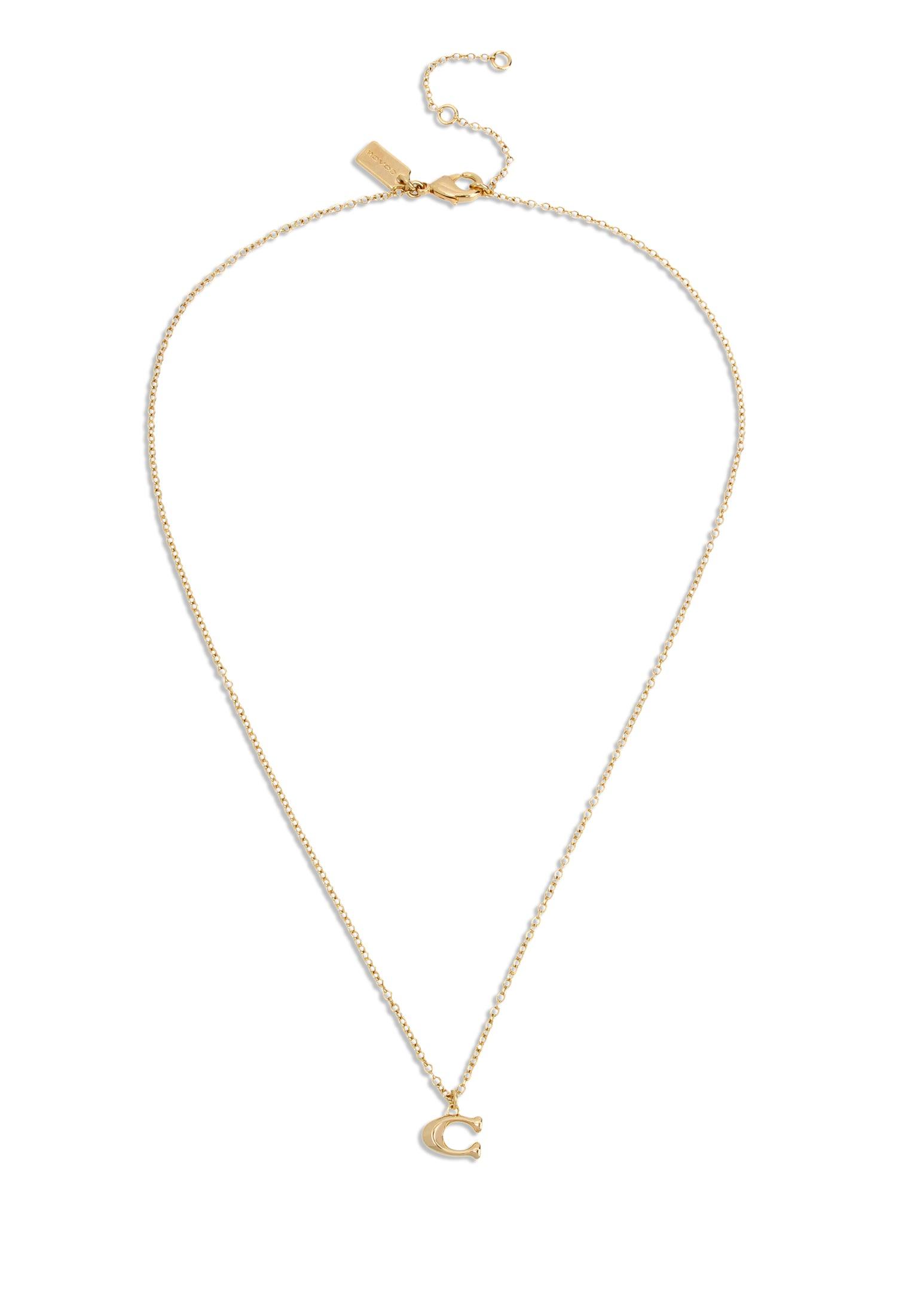 Signature C Starter Necklace-335949GLD-Shiny Gold