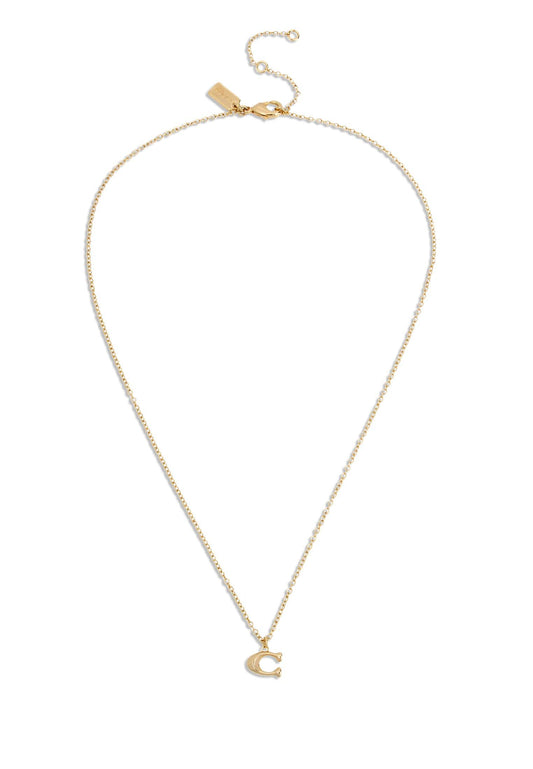 Signature C Starter Necklace-335949GLD-Shiny Gold