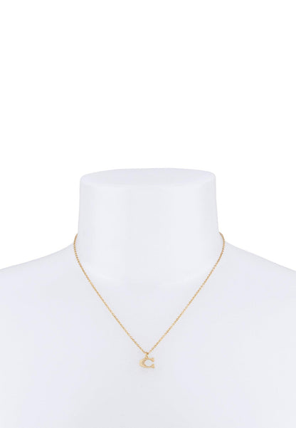 Signature C Starter Necklace-335949GLD-Shiny Gold