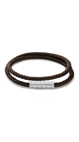 Calvin Klein Men Leather Bracelet Braided Bracelet Family - 35000094