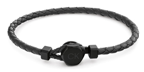 Calvin Klein Men Leather Bracelet Latch - 35000262