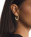 Calvin Klein Women Hoop Earrings Playful Organic Shapes - 35000347