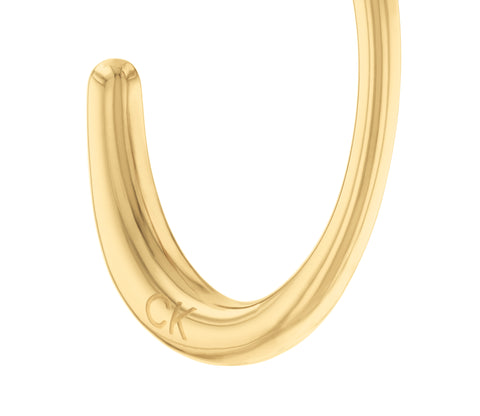 Calvin Klein Women Hoop Earrings Playful Organic Shapes - 35000347