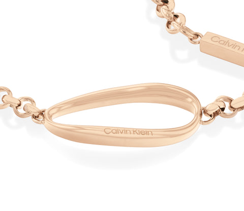 Calvin Klein Women Chain Bracelets Playful Organic Shapes - 35000359