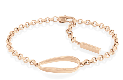 Calvin Klein Women Chain Bracelets Playful Organic Shapes - 35000359