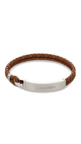 Calvin Klein Men Leather Bracelet Ck Iconic For Him - 35000405