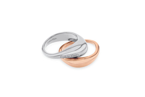 Calvin Klein Women Rings Elongated Drops - 35000449D