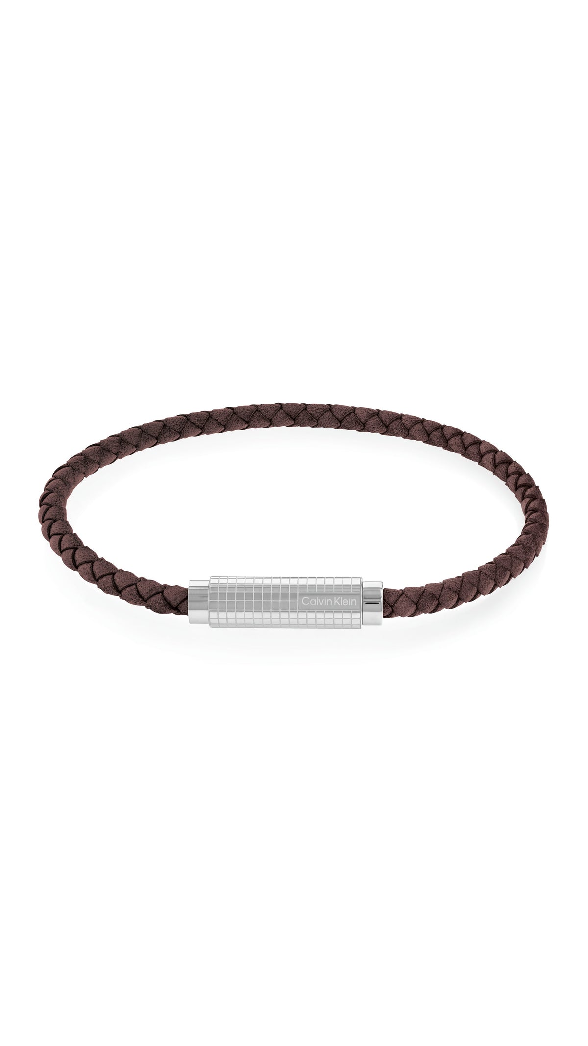 Calvin Klein Men Leather Bracelet Modern Grid - 35000583