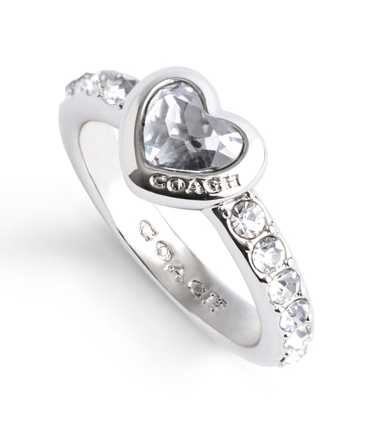 37460492RHO-Stone Heart Cocktail Ring-Crystal