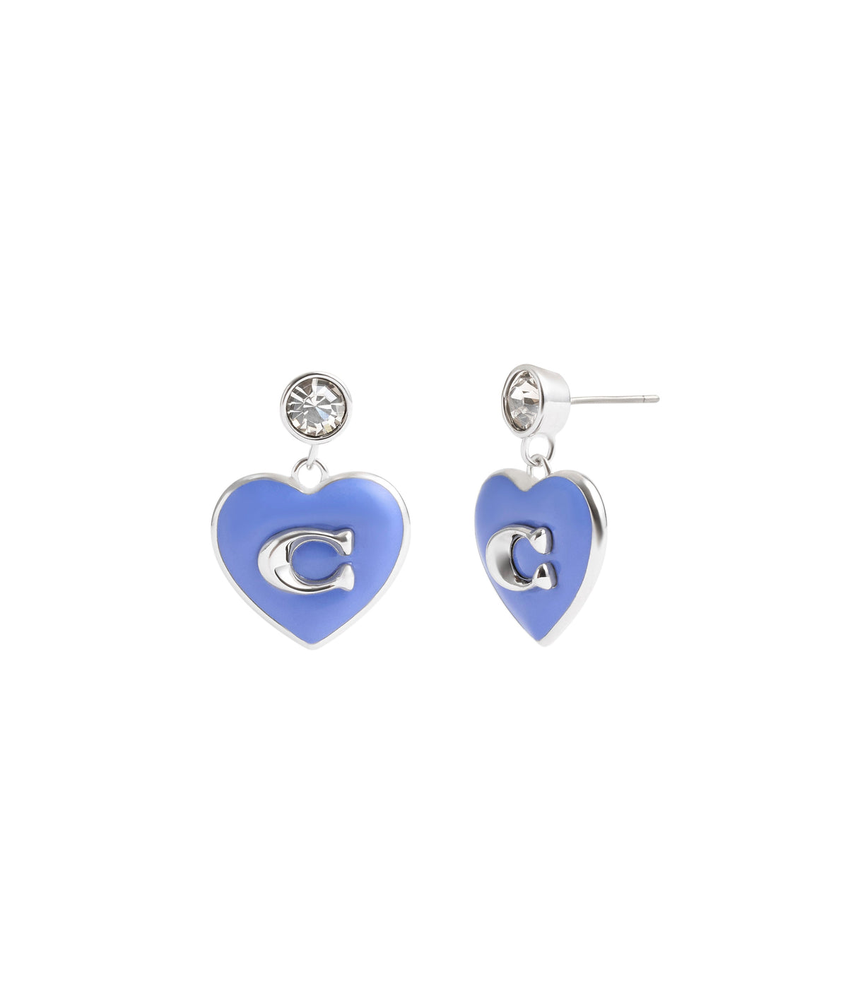 37469937RHO-Enamel Heart Drop Boxed Earrings