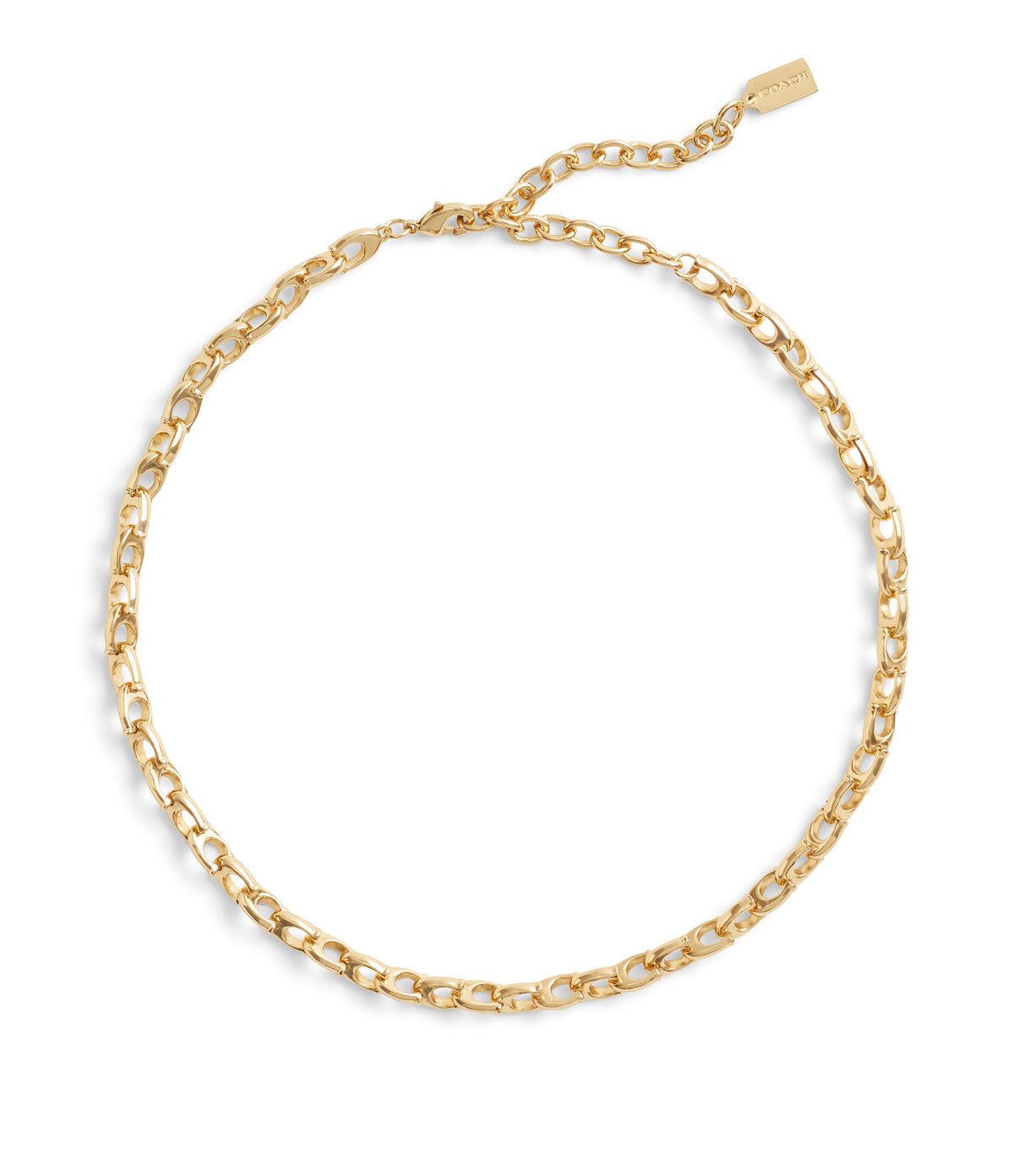 37470294GLD-Signature C Chain Choker Necklace-GOLD