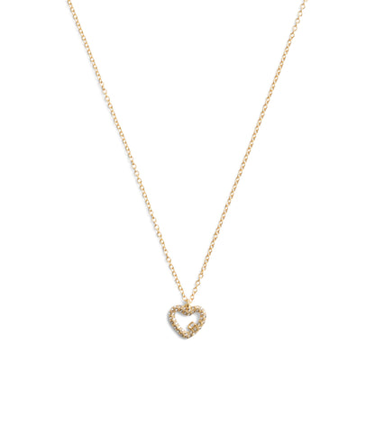 37493516GLD-Signature Pavé Heart Jewelry Set-Crystal