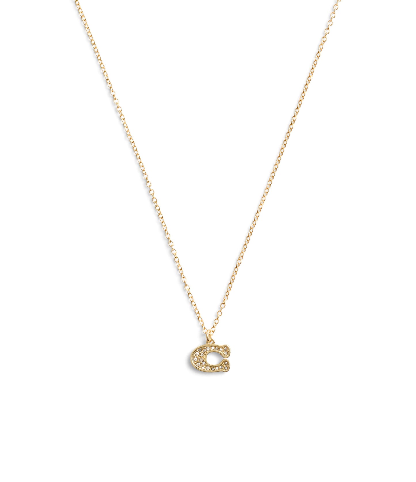 37493517GLD-Signature Pavé C Jewelry Set-Gold