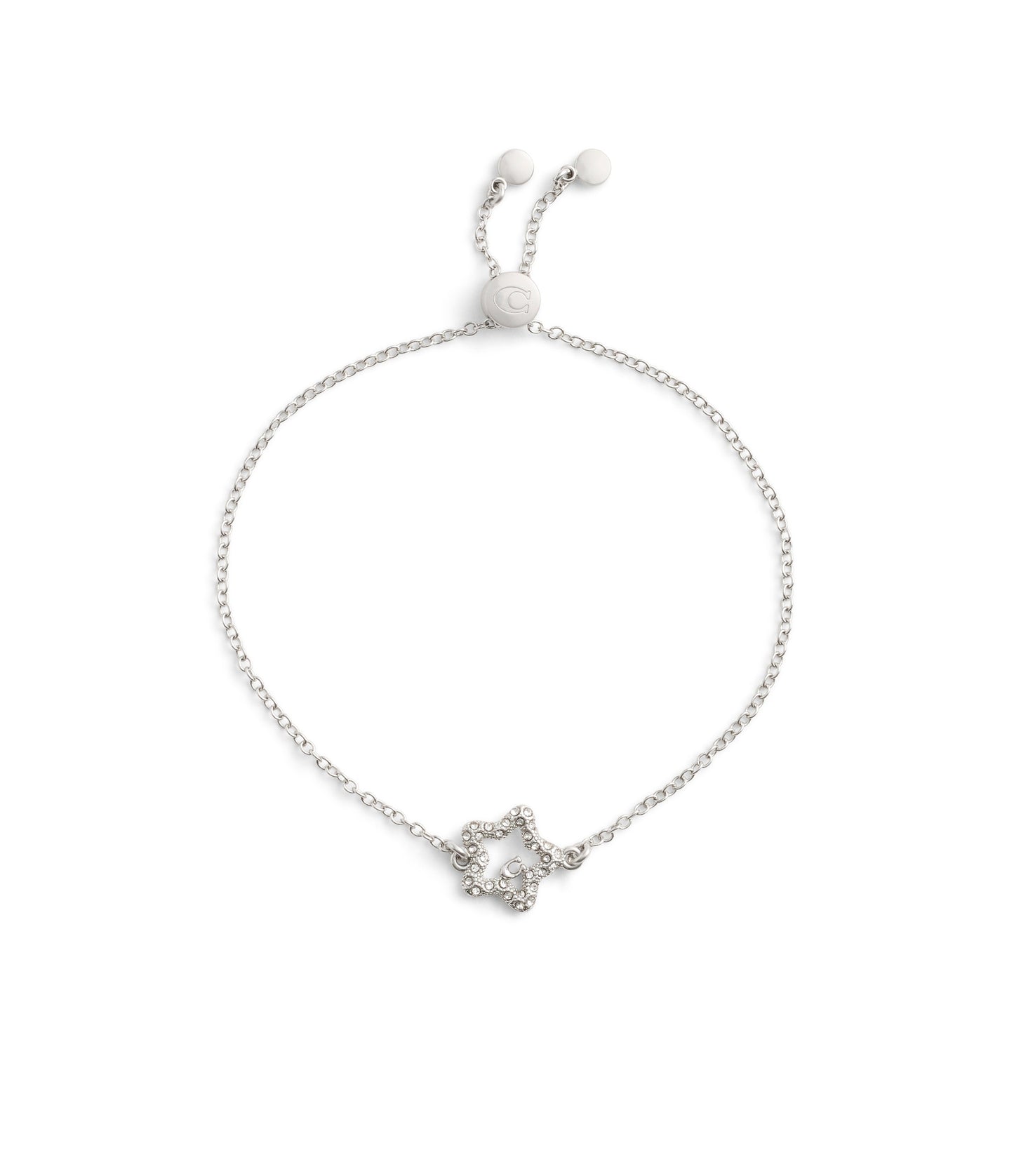 37493608RHO-Signature Pavé Star Slider Bracelet-Crystal
