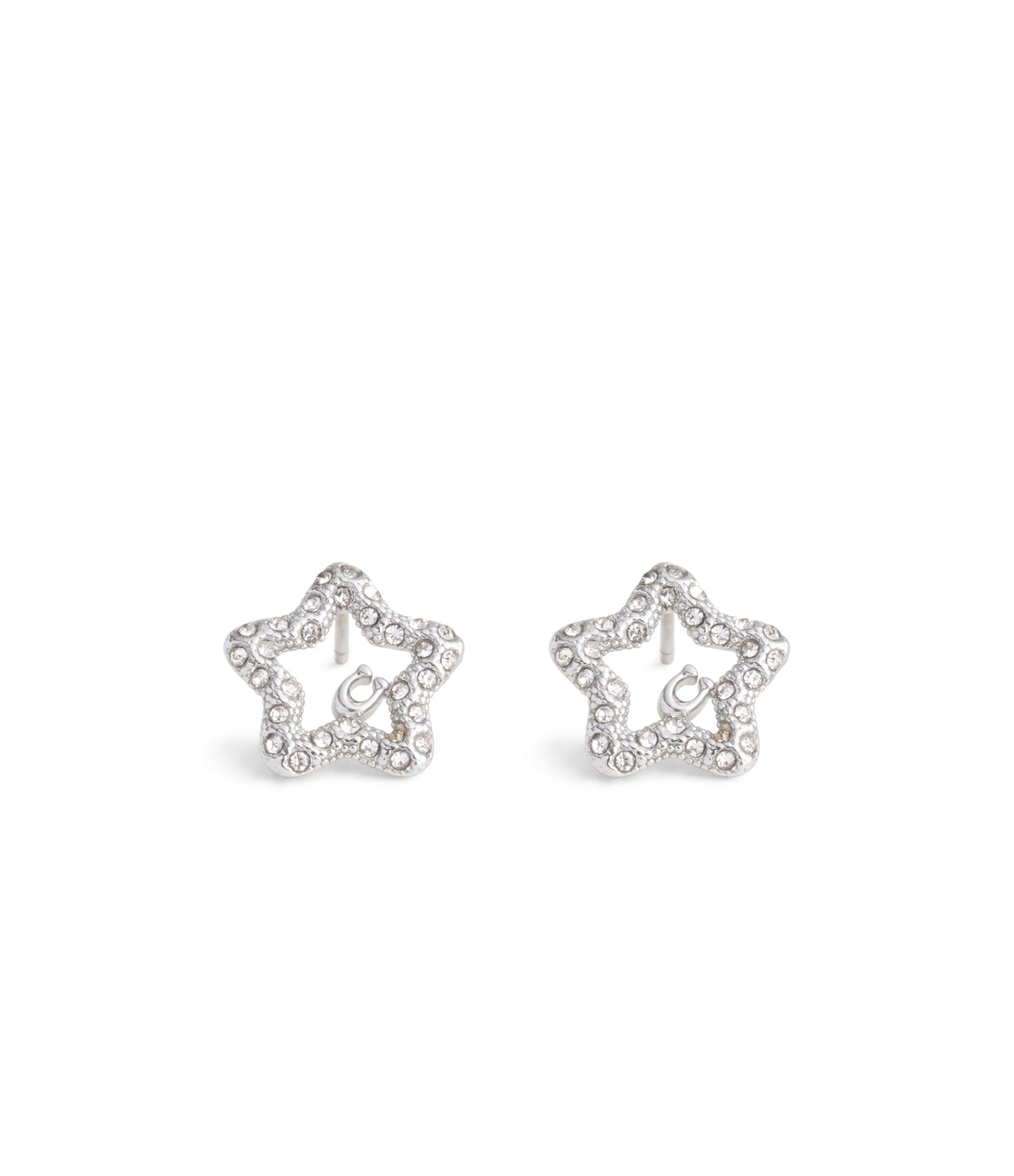 37493614RHO-Signature Pavé Star Stud Earrings-Crystal