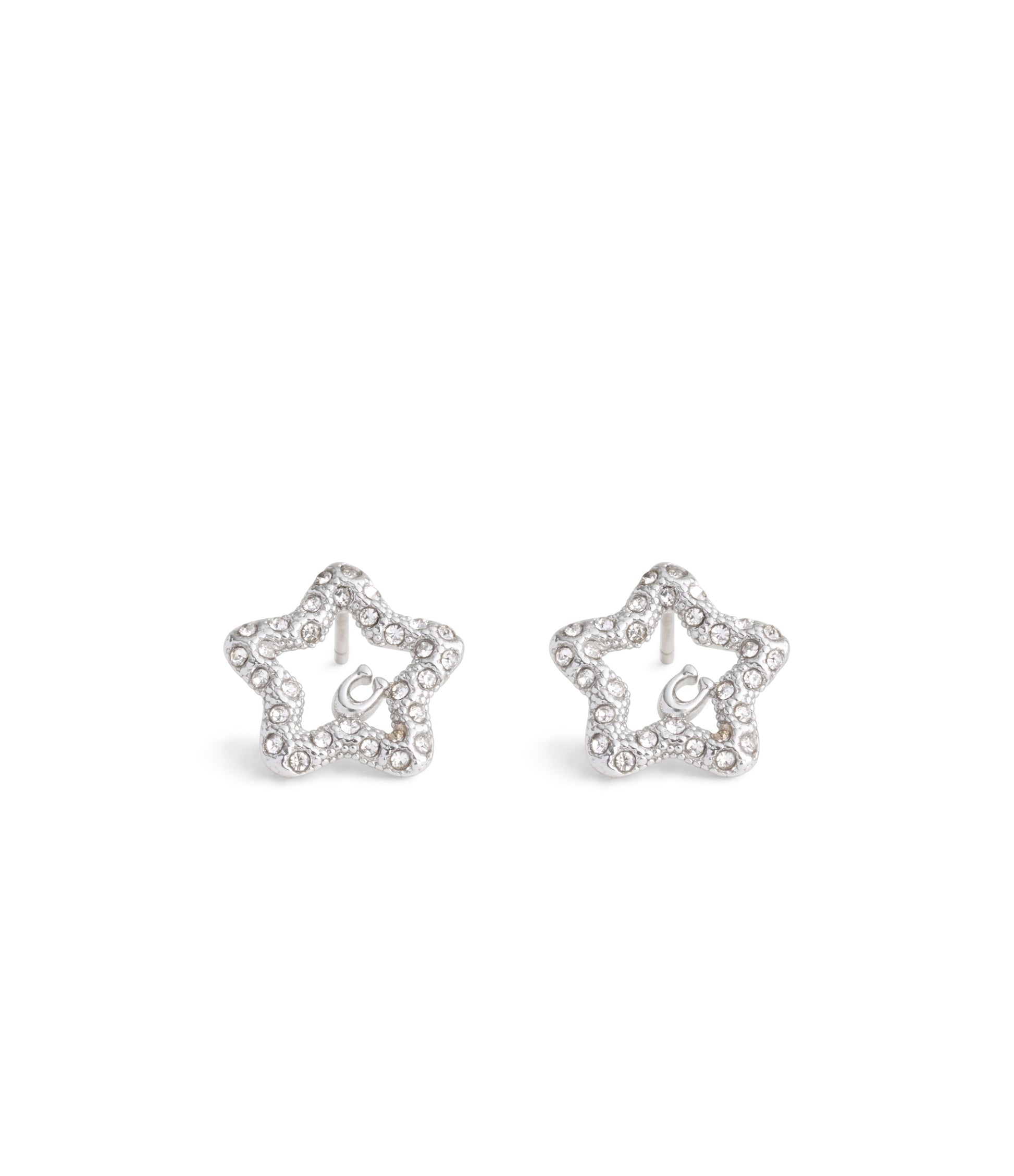 37493614RHO-Signature Pavé Star Stud Earrings-Crystal
