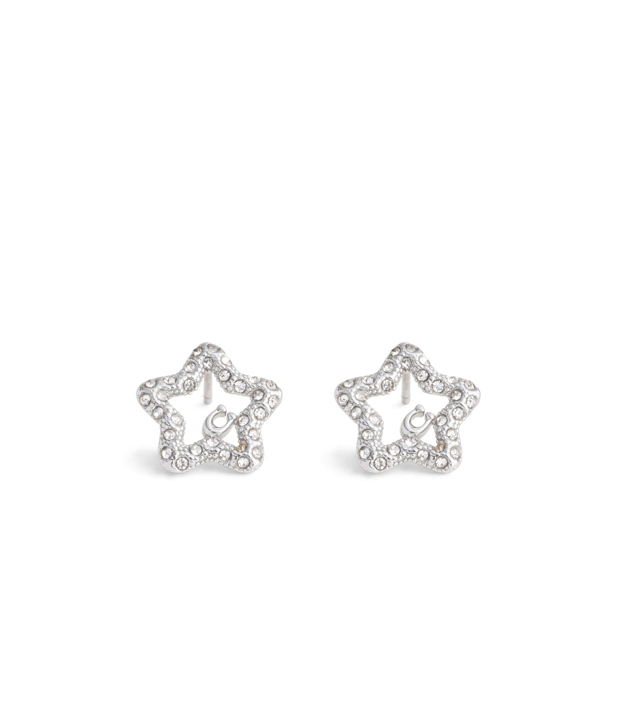 37493614RHO-Signature Pavé Star Stud Earrings-Crystal