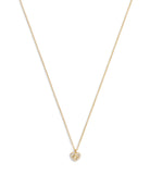37506206GLD-Signature C Pavé Heart Pendant Necklace-Crystal