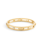 37506208GLD-Signature C Open Bangle Bracelet-Gold