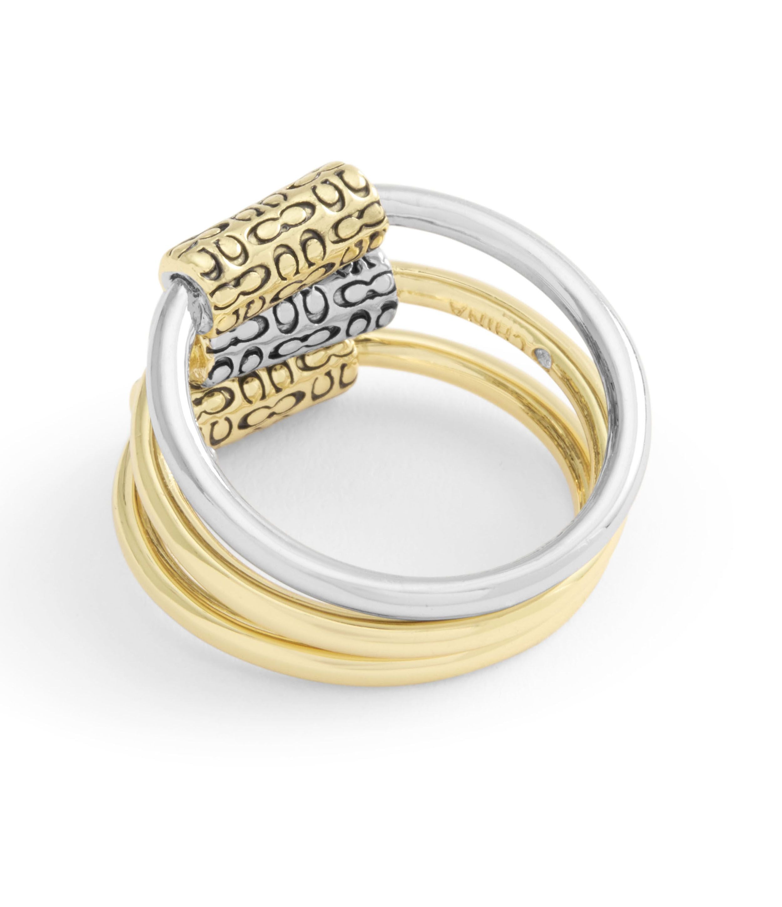 37517806TWO-Double Bill In Rodeo Print-Twotone- Rhod/Gld