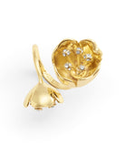 37517811GLD-Double Bill In Rodeo Print-Shiny Gold