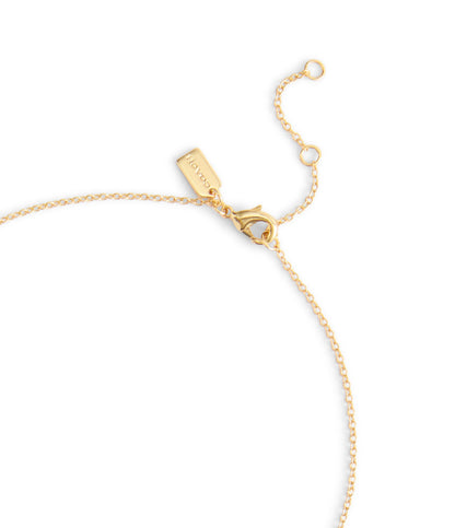 37527580GLD-Signature Handbag Pendant Necklace-Shiny Gold