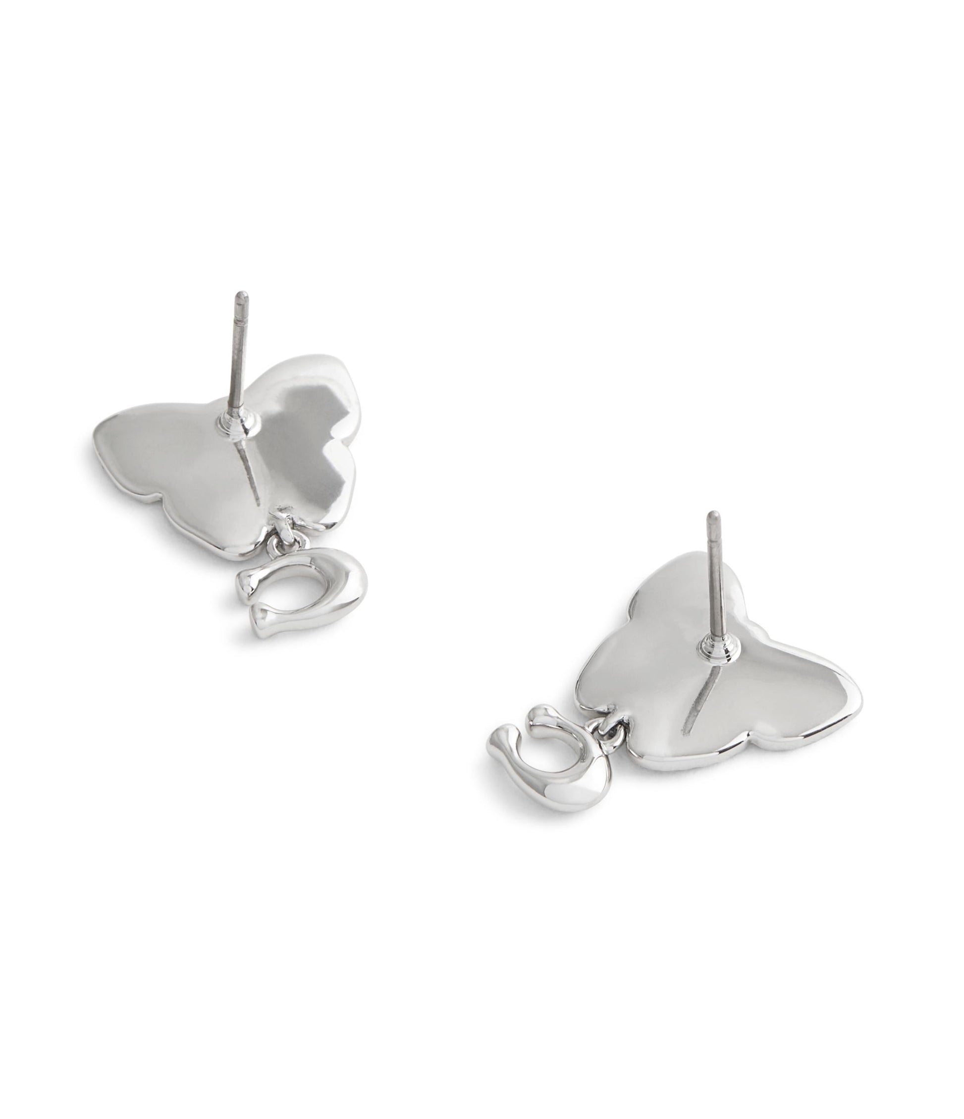 37527588RHO-Signature Heritage Butterfly Earrings-Rhodium