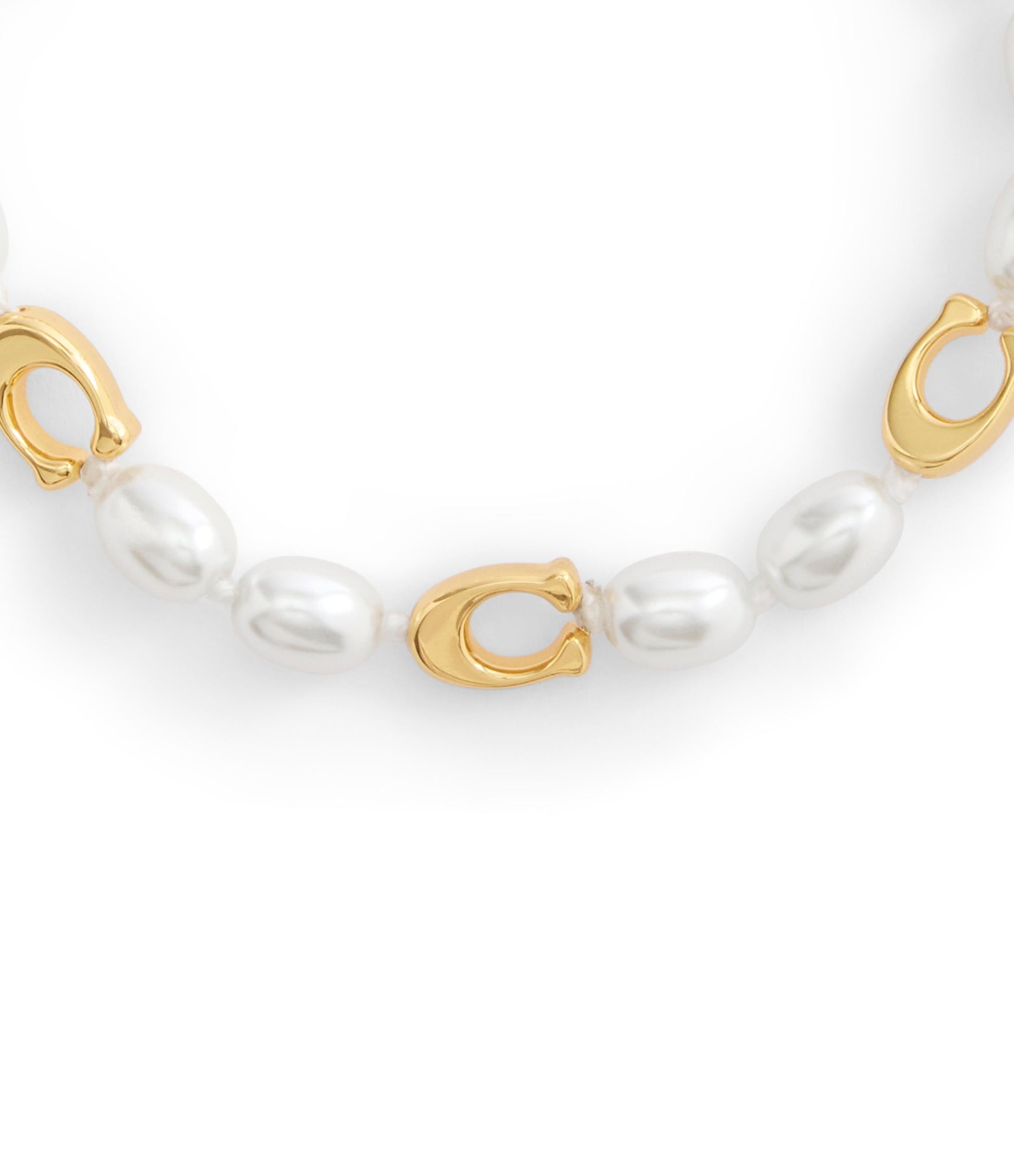 37527591GLD-Signature Heritage Pearl Strand Bracelet-Pearl