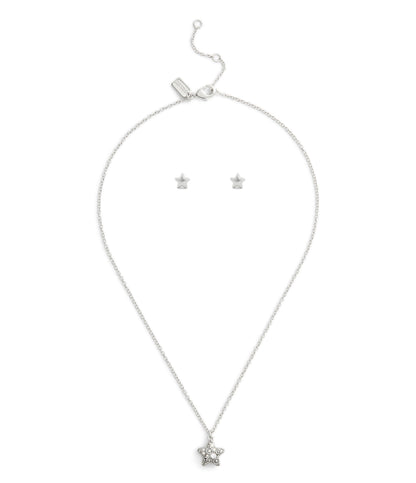37541361RHO-Signature C Pavé Star Boxed Jewelry Set-Crystal