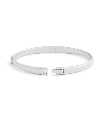 37546477RHO-Signature C Bangle Boxed Bracelet-Rhodium
