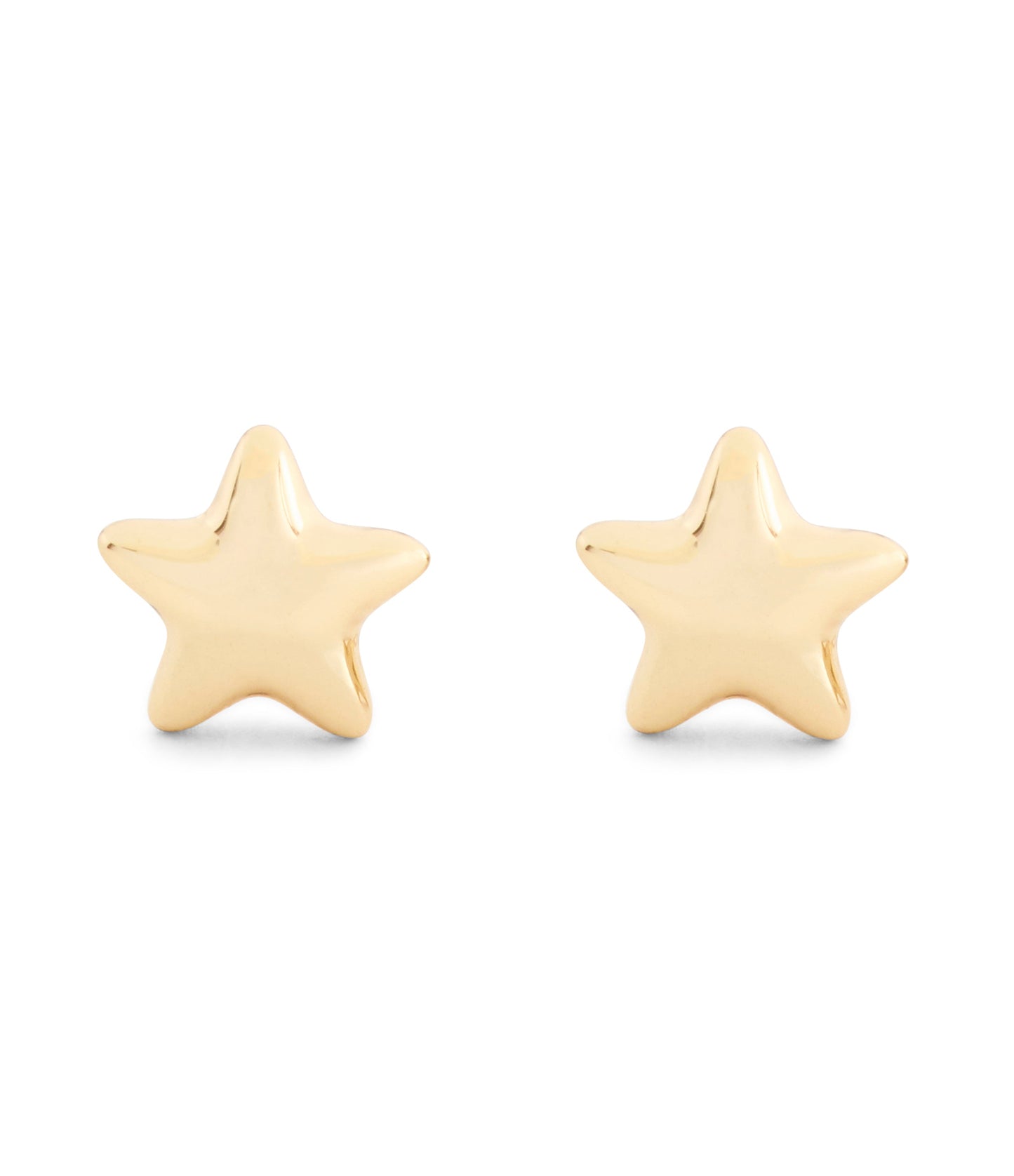 37546483GLD-Star Stud Earrings-Gold
