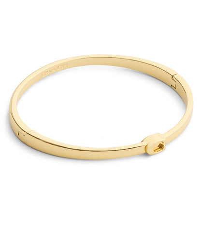 37553128GLD-Signature C Bangle Boxed Bracelet-Gold