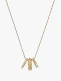 Signature Openwork Pendant Necklace-422694GLD-Gold