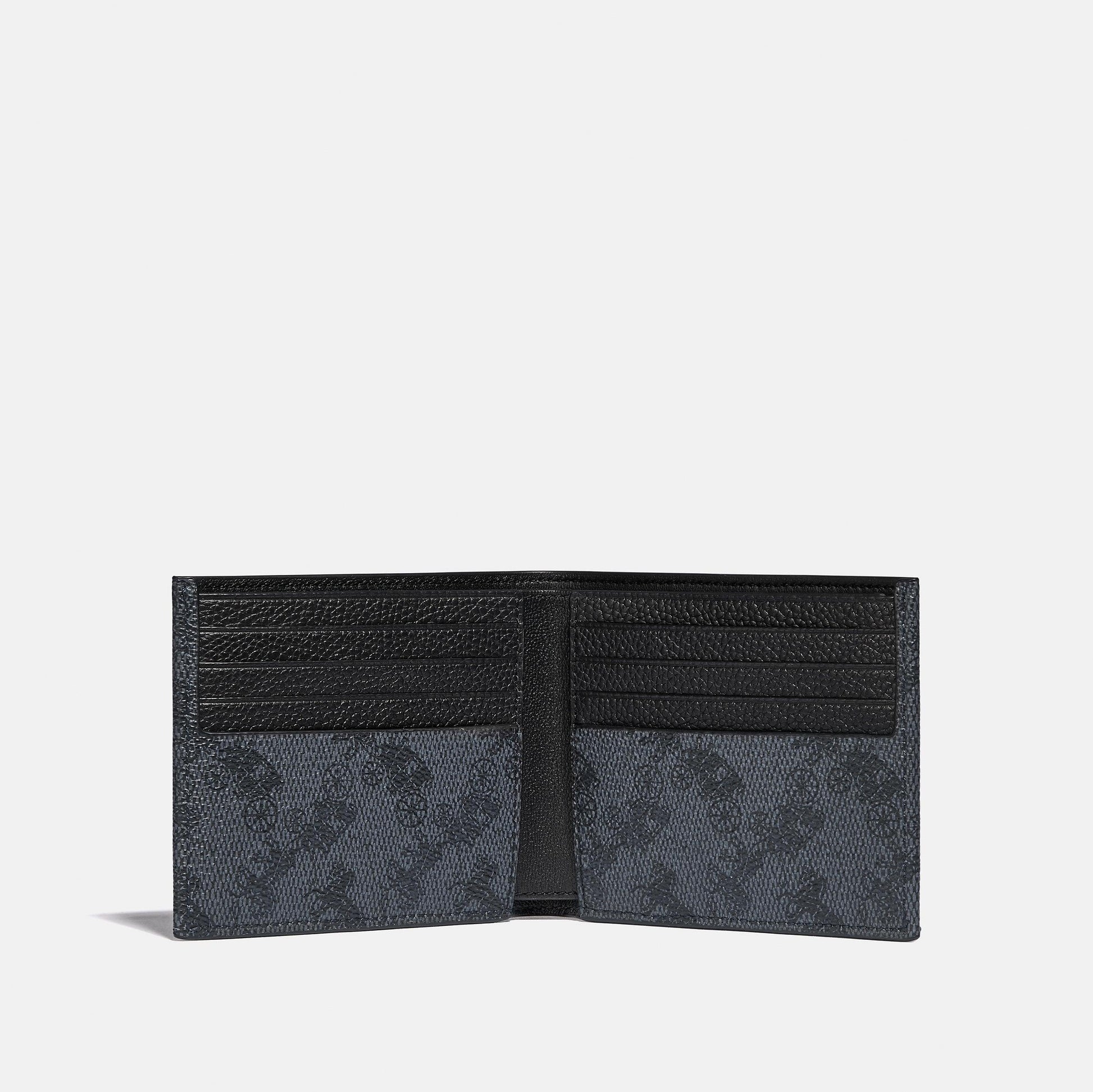 Double Billfold Wallet With Horse And Carriage Print - COACH Saudi Arabia Official Site