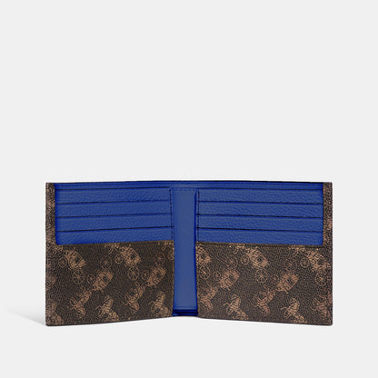 Double Billfold Wallet With Horse And Carriage Print - COACH Saudi Arabia Official Site